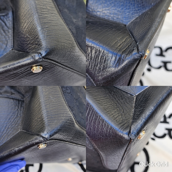 Authentic Vintage Gucci Black Small Tote - Picture 7 of 16